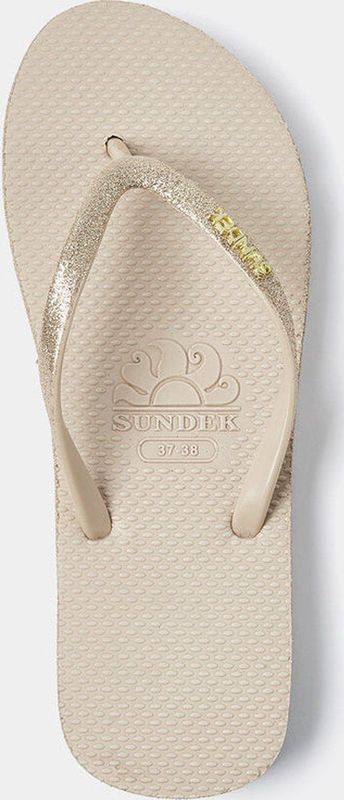 Sundek - Glitter Slippers - Roze - Rubber - Geglitterde Zool