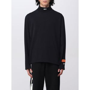Heron Preston, Heren, Truien, Zwart, Maat: M Katoen,