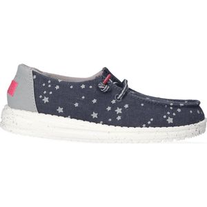 Hey Dude Wendy Youth MOC Teenschoenen voor meisjes, Cat Eye Navy, 33 EU