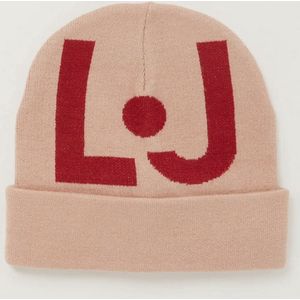 Liu Jo Muts met logo - Rood/ Brons - One Size