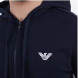 Emporio Armani - Luxe Streetwear Hoodie - Blauw - Heren