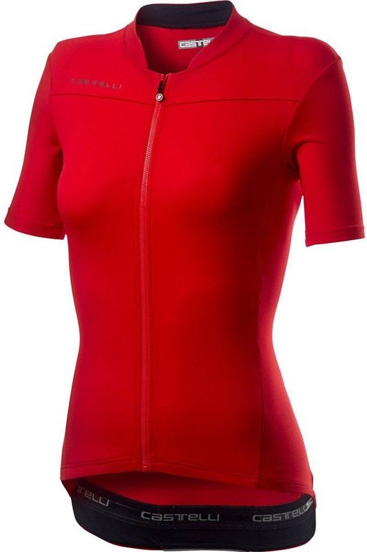 Castelli - Anima 3 - Fietsshirt - Rood - Korte Mouwen - Dames