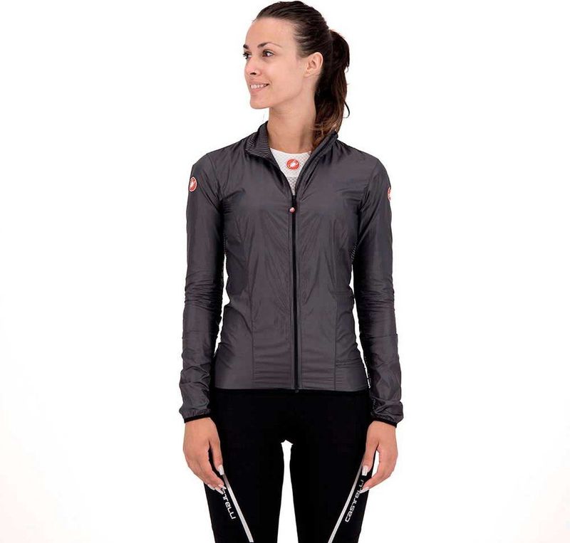 Castelli - Aria Shell W - Sportjas - Donkergrijs - Dames