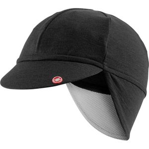 Castelli Fietspet Unisex Zwart - Bandito Cap Light Black - One size