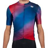 Sportful Rocket Fietsshirt Heren - Rood, Blauw - Maat L
