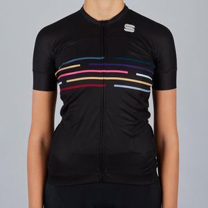 Sportful Short Sleeve Fietsshirt Dames - Zwart