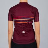 Sportful - Vélodrome W Jersey - Fietsshirt - Rood - Lichtgewicht Ademend