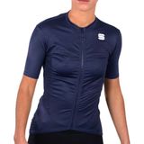 Sportful Flare Korte Mouw Wielertrui Blauw XS Vrouw