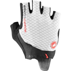castelli Rosso Corsa Pro V Glove heren, wit zwart, M