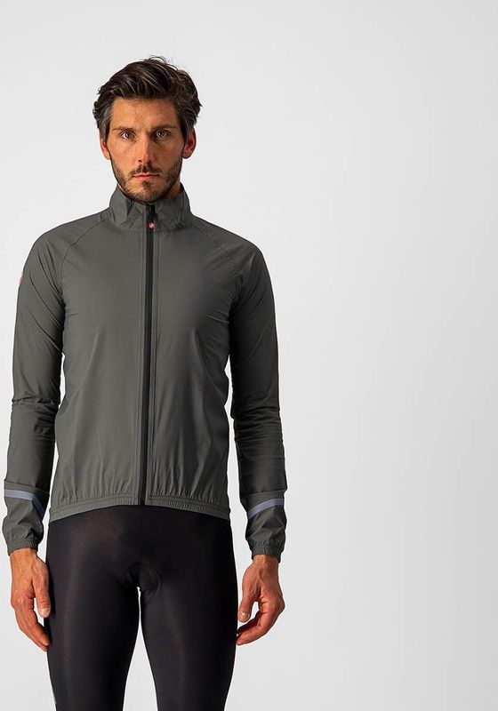 Castelli - Emergency 2 Rain - Regenjack - Groen - Lange Mouwen