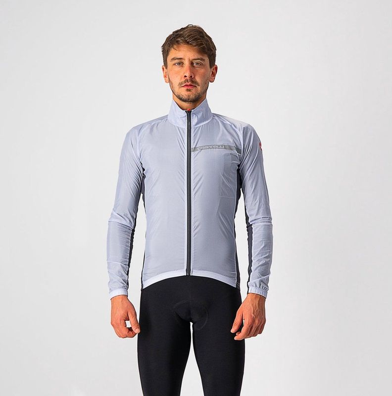 Castelli - Squadra Stretch - Fietsjack - Grijs - Winddicht