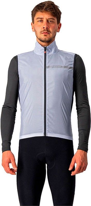 Castelli SQUADRA STRETCH VEST Silver Gray/Dark Gray - Mannen