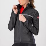 Castelli - Womens Squadra Stretch - Fietsjack - Grijs - Winddicht