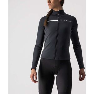 Castelli - SINERGIA 2 JERSEY FZ LIGHT - Fietsshirt Lange Mouwen - Zwart Wit