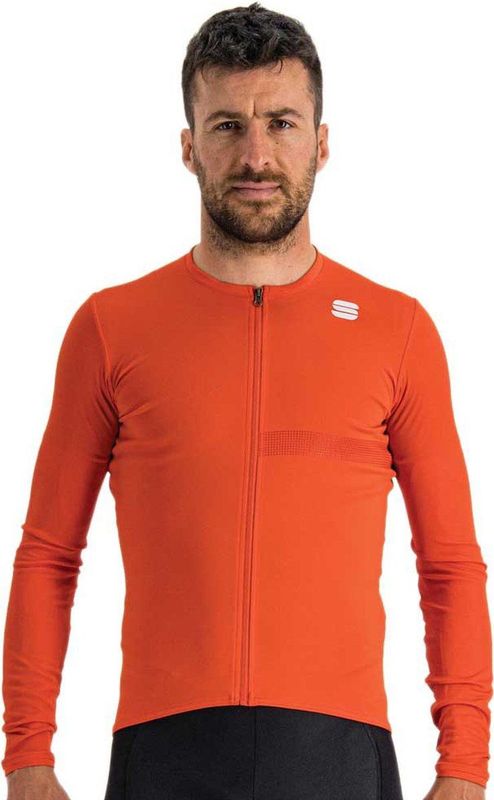 Sportful - Matchy - Fietsshirt - Rood - Lange Mouwen - Heren