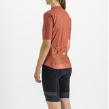 Sportful CHECKMATE Fietsshirt Dames Pompelmo Mauve - Vrouwen - maat S