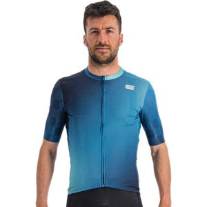 Sportful Fietsshirt Korte Mouwen Blauw Heren - Rocket Jersey Berry Blue Juniper Blue Galaxy