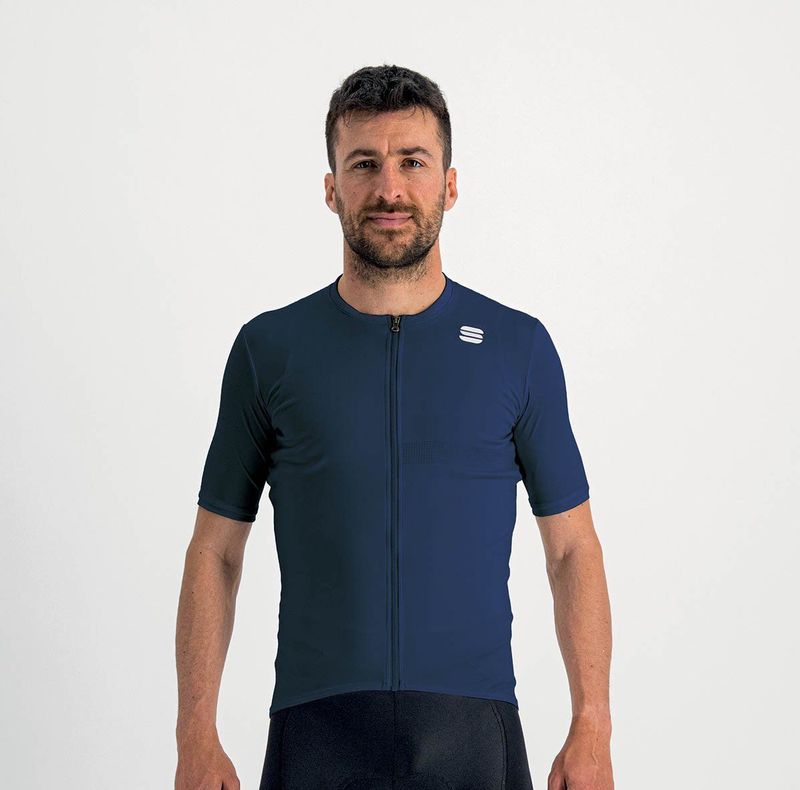 Sportful Fietsshirt Korte Mouwen Blauw Heren - Matchy Short Sleeve Jersey Galaxy Blue