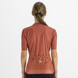 Sportful Checkmate fietsshirt korte mouwen rood dames S