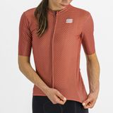 Sportful Checkmate fietsshirt korte mouwen rood dames S