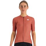Sportful Checkmate fietsshirt korte mouwen rood dames S