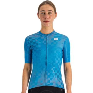 Sportful - Rocket - Fietsshirt - Blauw - Korte Mouwen - Dames