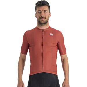 Sportful - Checkmate Jersey - Fietsshirt - Rood Paars - Korte Mouwen