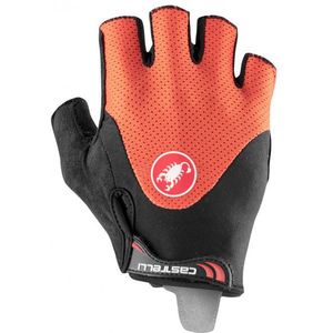 CASTELLI Arenberg Gel 2 Handschoenen, sporthandschoenen, Fiery Red/Black-Celeste, L uniseks, Firey rood/zwart/lichtblauw, L