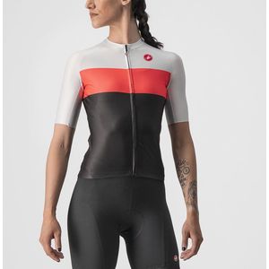Castelli - AERO PRO W JERSEY LIGHT - Fietsshirt Korte Mouwen - Zwart Roze