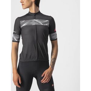 Castelli - FENICE JERSEY LIGHT - Fietsshirt - Zwart Wit - Korte Mouwen