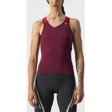 CASTELLI Solaris TOP Sweatshirt Dames Bordeaux/Rood XS