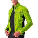 Castelli - Squadra Stretch Jacket - Fietsjack - Electric Lime/Dark Gray - Nylon