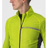 Castelli - Squadra Stretch Jacket - Fietsjack - Electric Lime/Dark Gray - Nylon