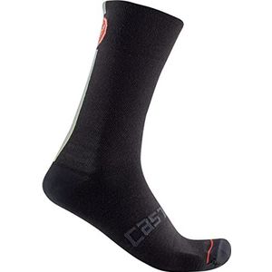CASTELLI Unisex sokken, zwart, S, zwart.