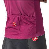 Castelli - Giro Italia 2022 Fuori - Fietsshirt - Paars Wit - Korte Mouwen