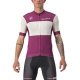 Castelli - Giro Italia 2022 Fuori - Fietsshirt - Paars Wit - Korte Mouwen
