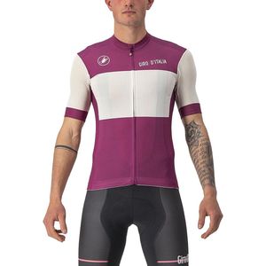 Castelli - Giro Italia 2022 Fuori - Fietsshirt - Paars Wit - Korte Mouwen