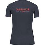 Karpos Astro Alpino T-shirt Met Korte Mouwen Blauw S Vrouw