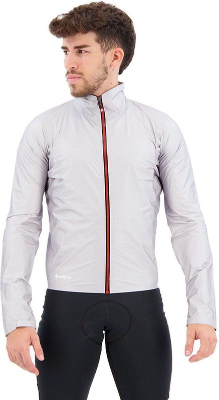 Castelli - Tempesta Lite - Fietsjack - Grijs - Waterdicht - GORE-TEX