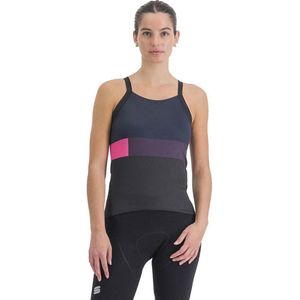 Sportful Snap Mouwloos T-shirt Blauw Grijs S Vrouw