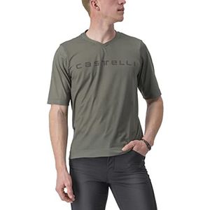 CASTELLI Trail Tech Tee 2 T-shirt voor heren, zwart.