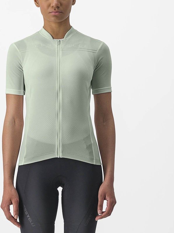 Castelli - Anima 4 - Fietsshirt - Groen - Korte Mouwen - Dames