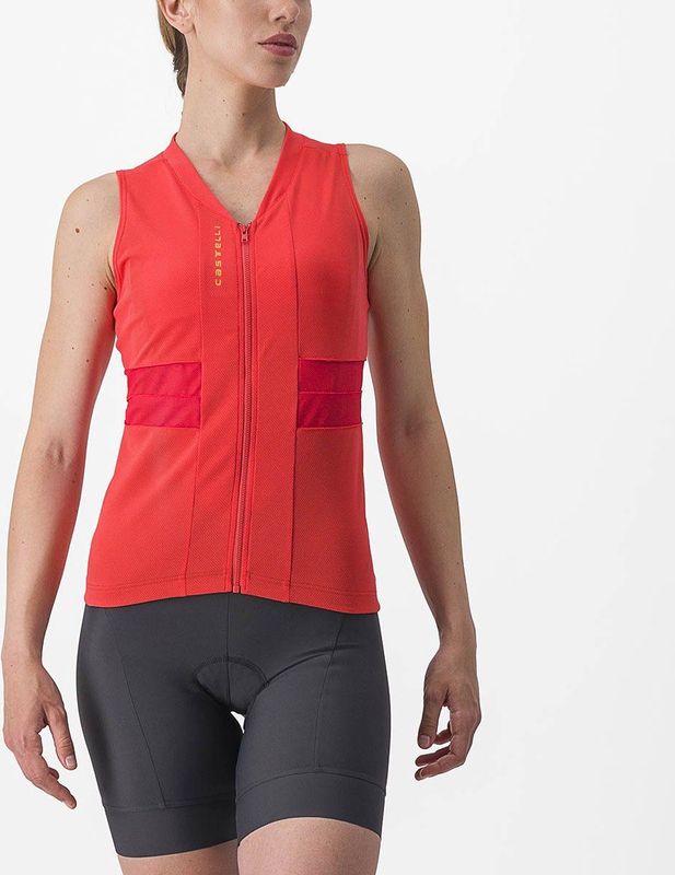 Castelli - ProSecco Strada - T-shirt - Hibiscus/Zacht Oranje