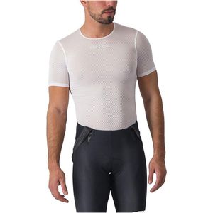 Castelli - Pro Mesh 2.0 - Korte Mouwen Basislaag - Wit - Materiaal