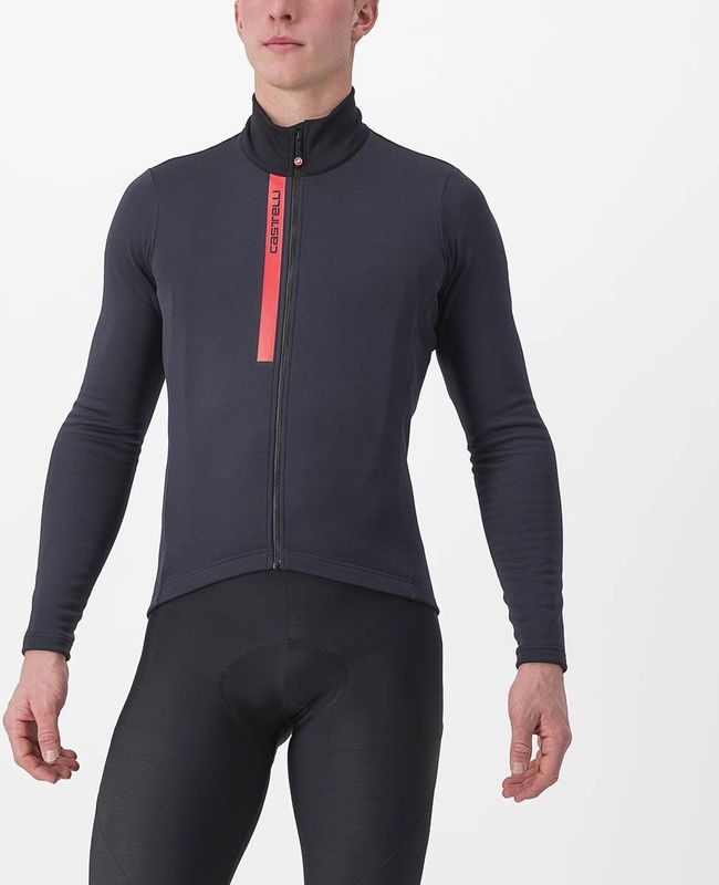 ENTRATA THERMAL Fietsshirt - Zwart - 100% Polyester Fleece