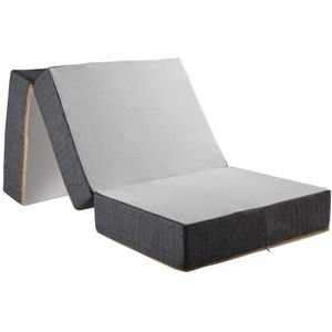 ComfyLine - Vouwmatras Futon voor Frans bed, 120 x 200 cm, matras, camping, Frans bed voor bank, camper, reizen, van orthopedisch schuim
