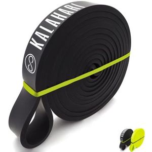 KALAHARI Elastische band voor krachttraining met e-book oefeningen in het Frans – weerstandsband voor training, calisthenics, yoga, pilates, gymnastiek – elastische fitness sport