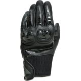 Dainese Mig 3 Unisex Leather Gloves Black Black 2XL - Maat 2XL - Handschoen