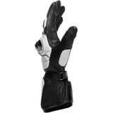 DAINESE IMPETO BLACK WHITE MOTORCYCLE GLOVES L - Maat L - Handschoen