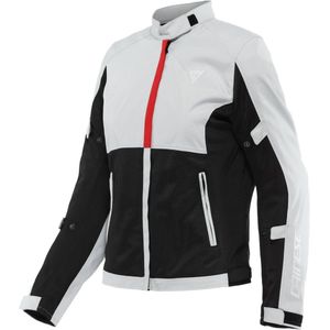 Dainese - Risoluta Air Tex Lady - Motorjas - Glacier Gray Lava Red - Polyester